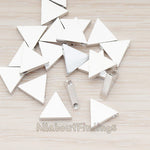 BD.027-02 // Triangle Shaped Metal Bead, 2 Pc