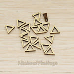 BD.030 // Triangle Metal Bead, 2 Pc