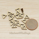 BD.030 // Triangle Metal Bead, 2 Pc