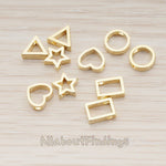 BD.030 // Triangle Metal Bead, 2 Pc