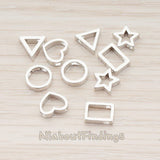 BD.030 // Triangle Metal Bead, 2 Pc