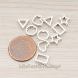 BD.030 // Triangle Metal Bead, 2 Pc