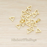 BD.030 // Triangle Metal Bead, 2 Pc