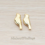 BD.901 // Mini Skylark Bird Metal Bead, 2 Pc