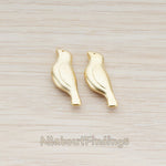 BD.901 // Mini Skylark Bird Metal Bead, 2 Pc