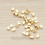 BD.919-01 // Cute Heart Metal Bead, 6 Pc