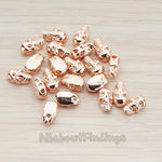 BD.929 // Realistic 3D Skull Metal Bead, 4 Pc