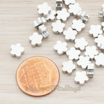 BD.942-01 // Small Cloud Flower Metal Bead, 6 Pc