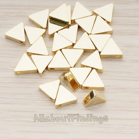 BD.947-02 // 7mm Triangle Metal Bead, 4 Pc