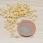 BD.953-01 // Mini Flower Metal Bead 3mm, 20 Pc