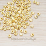 BD.953-02 // Mini Flower Metal Bead 4mm, 20 Pc