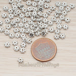 BD.953-02 // Mini Flower Metal Bead 4mm, 20 Pc