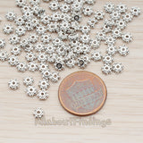 BD.953-02 // Mini Flower Metal Bead 4mm, 20 Pc