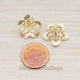 BA.174 // Bell Flower Bead Cap for Half Drilled Bead, 2 Pc