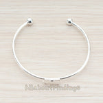 BA.214-02 // Mini Bow Bangle Bracelet Findings, 1 Pc