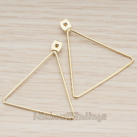 BSC.232 // Simple Triangle Earnut Findings, 2 Pc