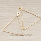 BSC.232 // Simple Triangle Earnut Findings, 2 Pc