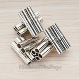 BSC.234 // Magnetic Cord Tube Clasp Bracelet Findings, 1set