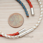 BSC.234 // Magnetic Cord Tube Clasp Bracelet Findings, 1set