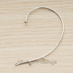 BSC.247 // Long Curved Ear Cuff Findings, 1 Pc