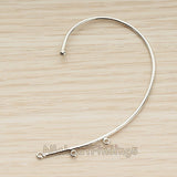 BSC.247 // Long Curved Ear Cuff Findings, 1 Pc