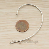 BSC.247 // Long Curved Ear Cuff Findings, 1 Pc