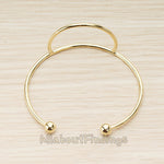 BA.282 // Simple Half Circle Bangle, 1 Pc