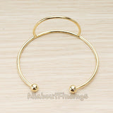 BA.282 // Simple Half Circle Bangle, 1 Pc