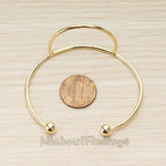 BA.282 // Simple Half Circle Bangle, 1 Pc