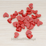 CB.0015 // Tiny Heart Flat Back Cabochon, 10 Pc