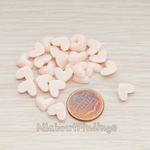 CB.0015 // Tiny Heart Flat Back Cabochon, 10 Pc