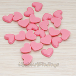 CB.0020- // Skinny Heart Flat Back Cabochon, 10 Pc