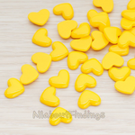 CB.0020- // Skinny Heart Flat Back Cabochon, 10 Pc