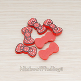 CB.008 // Lined Ribbon Flat Back Cabochon, 10 Pc