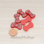 CB.008 // Lined Ribbon Flat Back Cabochon, 10 Pc