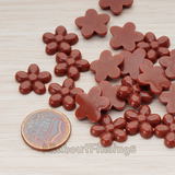 CB.206 // Bubble Flower Flat Back Cabochon, 4 Pc