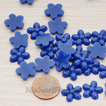 CB.206 // Bubble Flower Flat Back Cabochon, 4 Pc