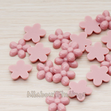 CB.206 // Bubble Flower Flat Back Cabochon, 4 Pc