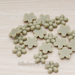 CB.206 // Bubble Flower Flat Back Cabochon, 4 Pc