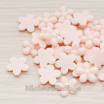 CB.206 // Bubble Flower Flat Back Cabochon, 4 Pc