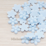 CB.206 // Bubble Flower Flat Back Cabochon, 4 Pc