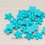 CB.206 // Bubble Flower Flat Back Cabochon, 4 Pc