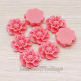 CB.213 // Dandelion Flower Flat Back Cabochon, 4 Pc