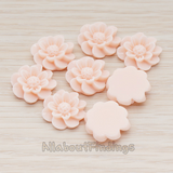 CB.213 // Dandelion Flower Flat Back Cabochon, 4 Pc