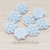 CB.213 // Dandelion Flower Flat Back Cabochon, 4 Pc