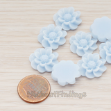 CB.213 // Dandelion Flower Flat Back Cabochon, 4 Pc