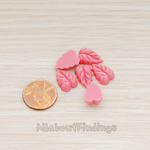 CB.506 // Small Leaf Flat Back Cabochon, 6 Pc