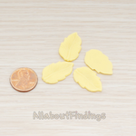 CB.508 // Flat Leaf Flat Back Cabochon, 6 Pc