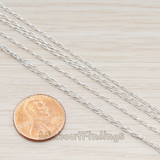 CH.018 // Small Drawn Link Chain, 1 Meter