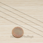 CH.024 // Small Diamond Cut Cable Chain, 1 Meter